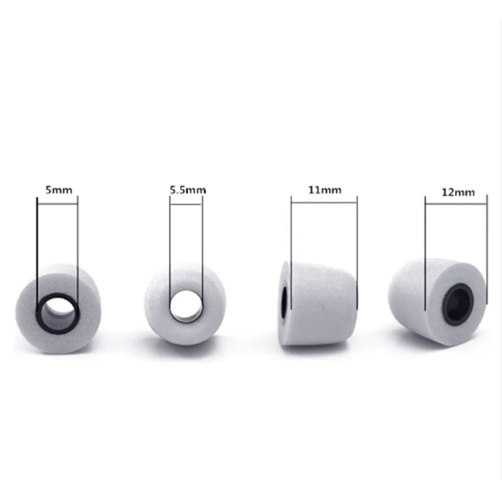 1 Pair 2 pcs foam tips T400 Ear Pads for all in ear earphone headset