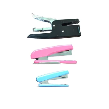 

Kawaii Hand-held Stapler Staples Stapling Machine Book Stapleless Stapler Paper Stapling Stapler KIds School Office Stationery