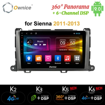 

Ownice 9inch Headunit Car PC Octa Core Android 9.0 DVD GPS Navigation k3 k5 k6 for TOYOTA Sienna 2011 2012 2013 DSP 4G LTE SPDIF