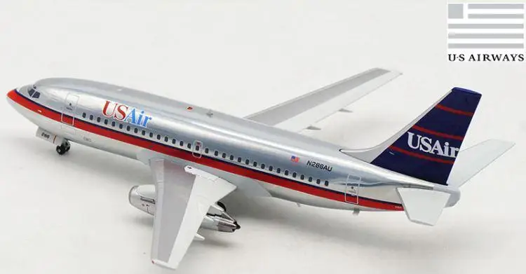 Inflight USAIR BOEING 737-200 N286AU 1/200 литье под давлением модель самолета