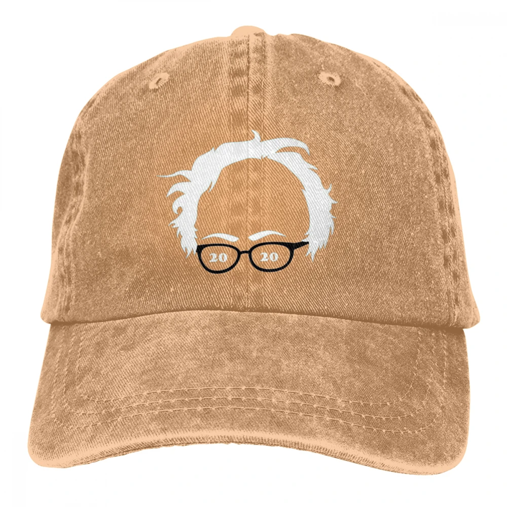 Bernie Casquette черные унисекс Мужские Женские джинсовые бейсболка с ремешком кепки регулируемые Гольф папа шляпа - Цвет: Хаки