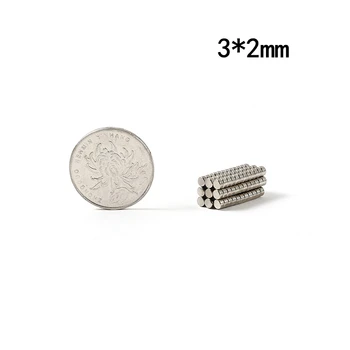 

10pcs/lot 1 N52 Diameter Neodymium Small Round Magnets Strong NdFeB Permanent Magnets 3*2mm 4*2mm 5*2mm 6*2mm 8*2mm 9*2mm