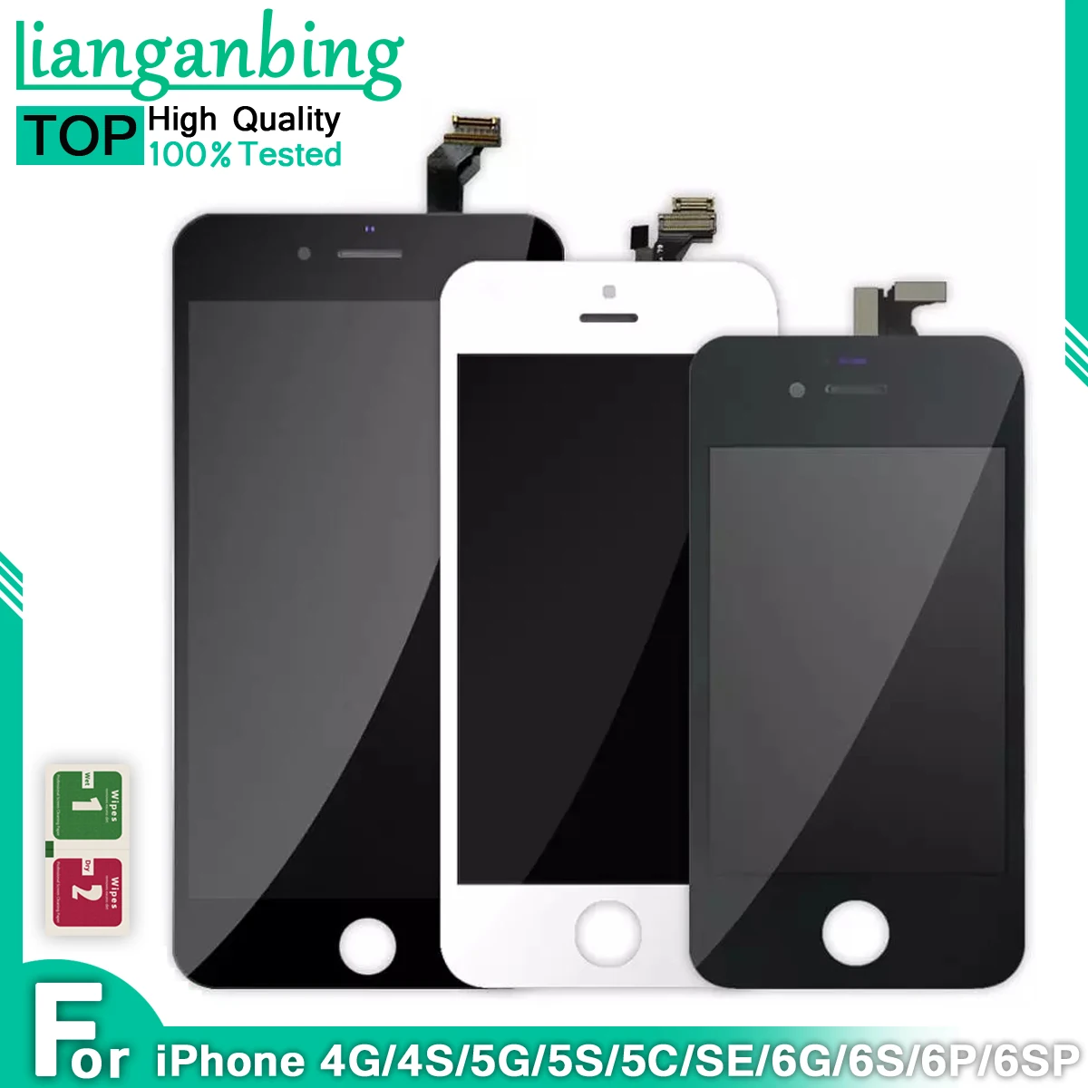 AAA Quality LCD For Apple iPhone 4 5 5S SE 6 6S 6/6S plus