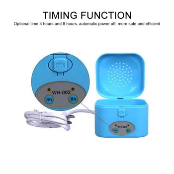 

3/6 Hours New Hearing Aid Dryer Electrical Hearing Aids Dry Case Box Protection Dehumidifier Hearing Assistance Dryer Drybox