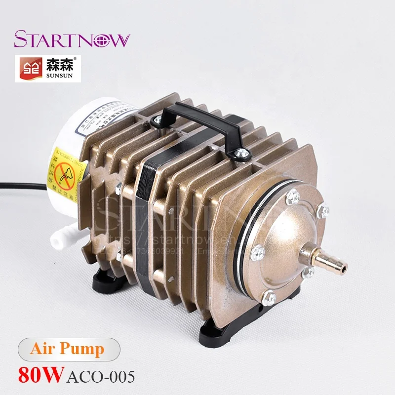 

Electrical Magnetic Air Compressor 220V 70L/Min ACO-005 SUNSUN Air Pump 80W For Laser Machine Home Aquarium Aerator Fish Farming