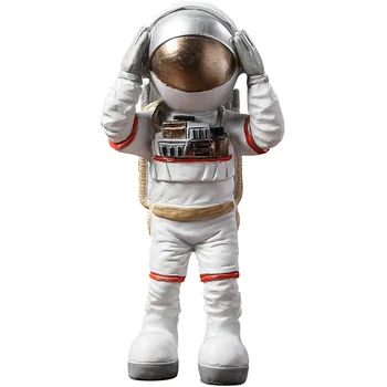 

Nordic modern simple astronaut three do not put home living room TV cabinet handicraft resin decor mini garden accessories