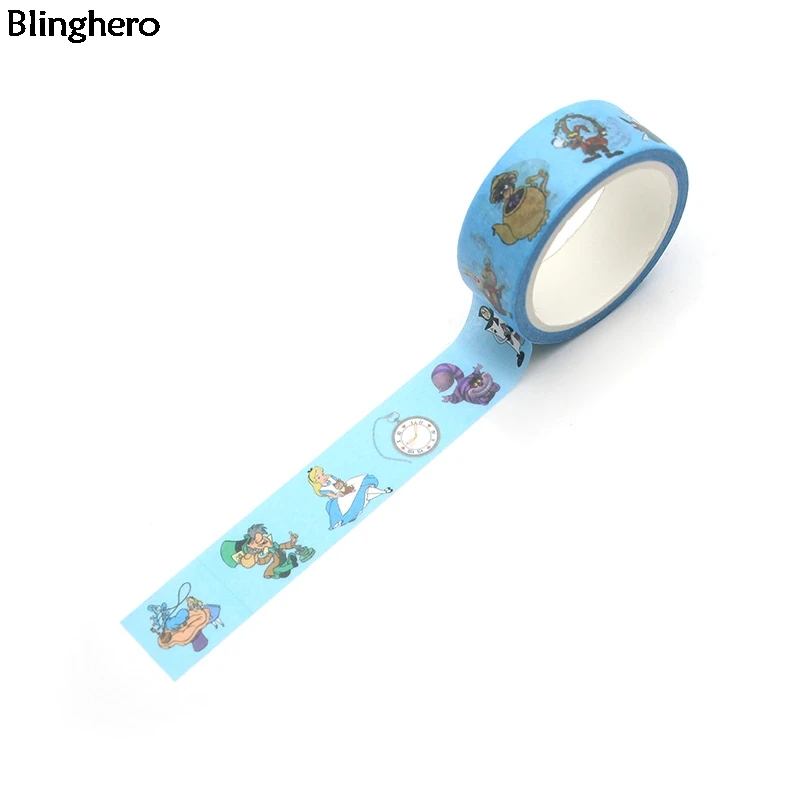 Blinghero Caroon Fantasy World 15 мм X 5 м васи клейкая лента Милая клейкая лента маскирующая лента декоративная печать Скрапбукинг наклейка BH0028