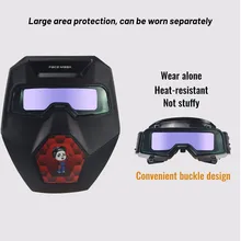 Solar Auto Lasfilters Masker Verstelbare Tig Mig Mma Lashelm Lasser Bescherming Bril Lens
