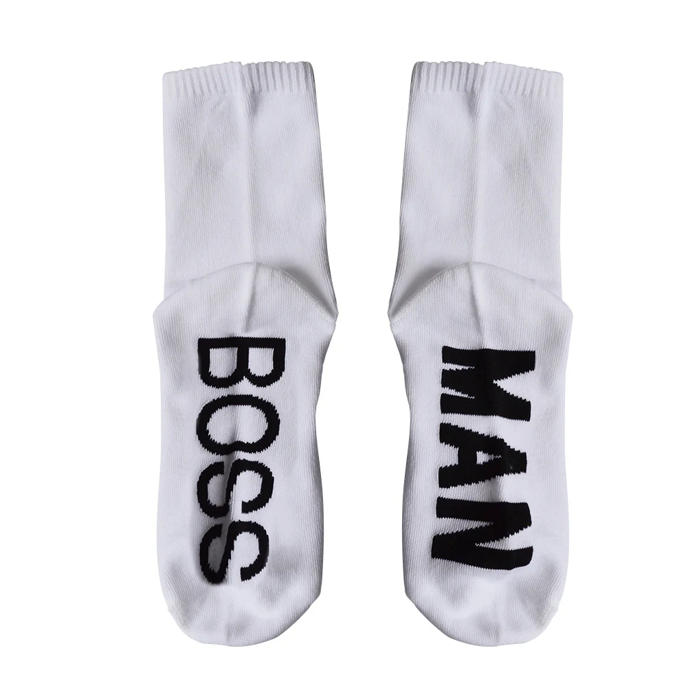 Новые осенние повседневные короткие носки из хлопка в стиле Харадзюку, летние забавные носки с английскими буквами для мужчин и женщин, женские носки - Цвет: MW