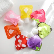 Многоразовые бутылки для путешествий, портативные бутылки для шампуня, пустой контейнер для лосьона, милый фруктовый макияж, красочные мини сумки для хранения