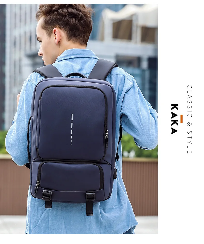 

2018 New Style Backpack Men Backpack Business School Bag Men's Short Trip Travel Bag Large Capacity 16-Inch Computer Bag Men's