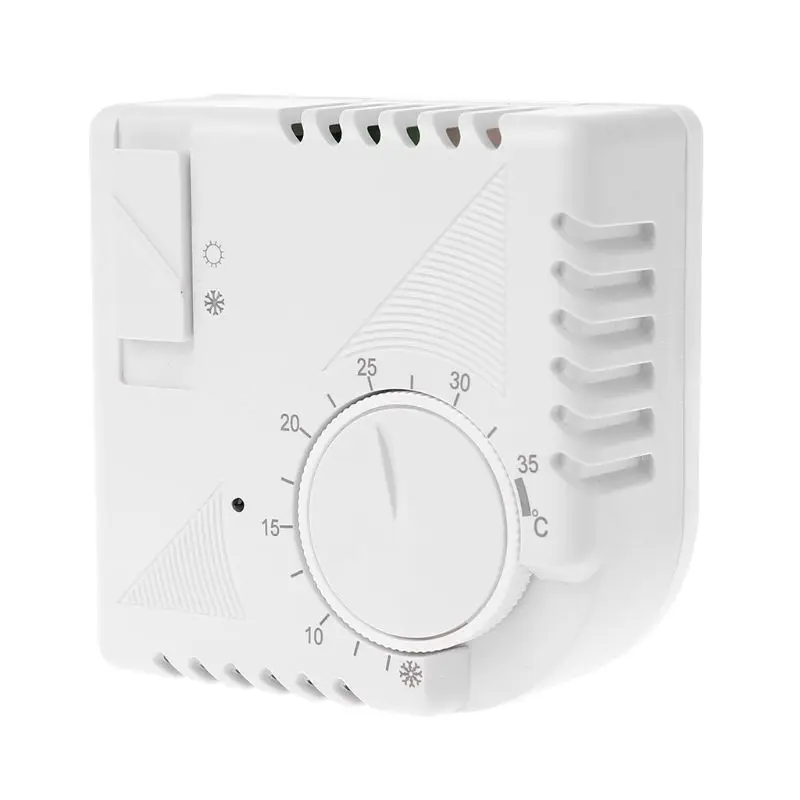 Universal Room Thermostat Energy Save Mechanical Temperature Controller w Switch