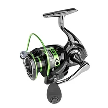 Deukio – moulinet de pêche entièrement en métal, équipement à double usage, ratio de 5.2:1, frein à friction Max, Ultra lisse, siège en alliage CNC 