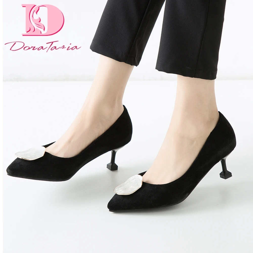 

Doratasia 2020 Dropship Big Size 43 Elegant Women Shoes Woman Spring High Heels Office Lady Heeled Female