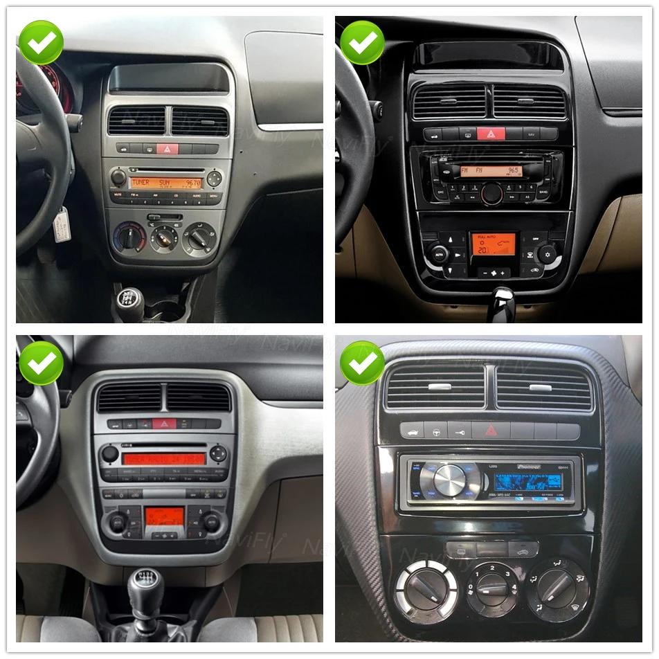 Sale Android dvd radio for Fiat Grande Punto Linea 2006-2012 Auto multimedia stereo player navigation 7 inch full touch screen No DVD 4