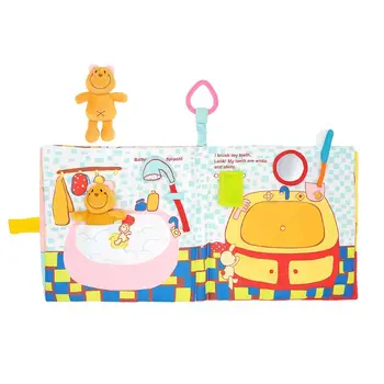 

1Pc Baby Crib Cartoon Animal Cloth Book Newborn Stroller Hanging Books Educate Toys New