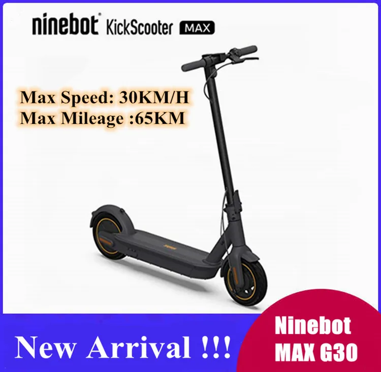 Ninebot MAX G30 скутер Ховерборд 350 Вт Мощность 10 дюймов колеса 65 км пробег электрический скутер умный электрический скутер