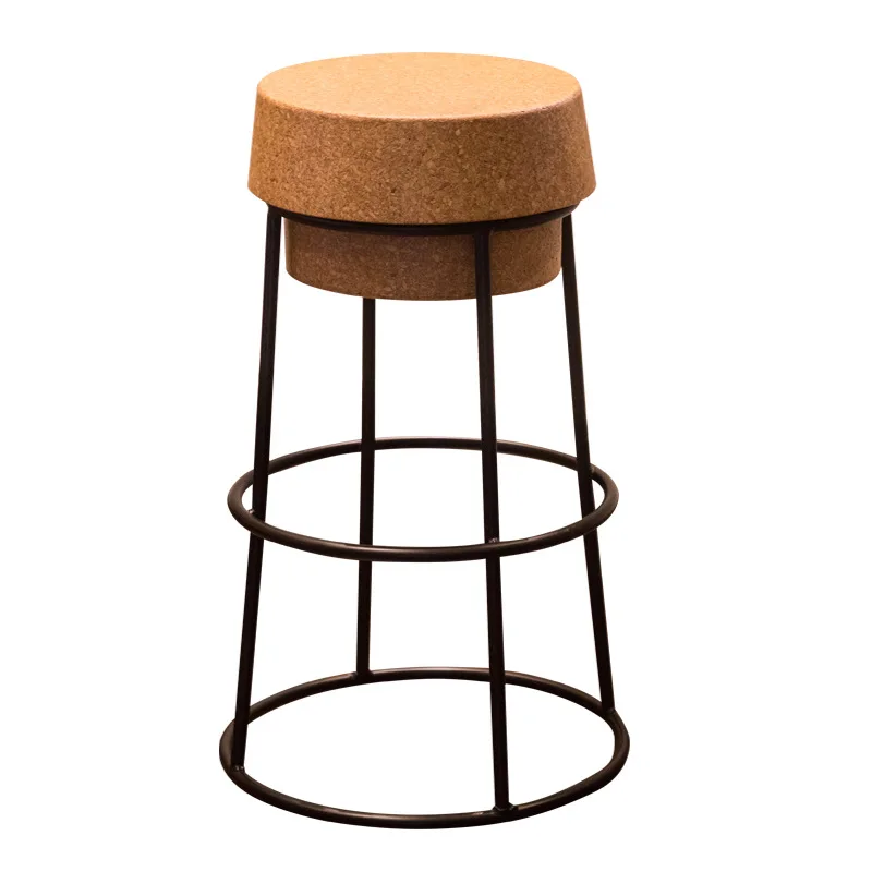 

Simple Bar Stool Nordic Bar Stools Bar Table Furniture for Home Kitchen Chair High Stool Clothing Store Photo Stool Modern Chair