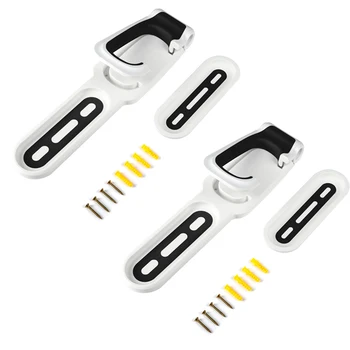 

2 Pack Foldable Vertical Bike Rack, Wall Mounted Bicycle Cycle Storage Rack Single Bike Hook Bike Hanger Holder with Tire Tray f