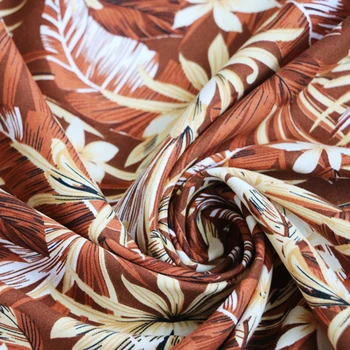 

100cm*147cm Polyester Peach Skin Fabric Beach Shorts Hat Textile Hawaii