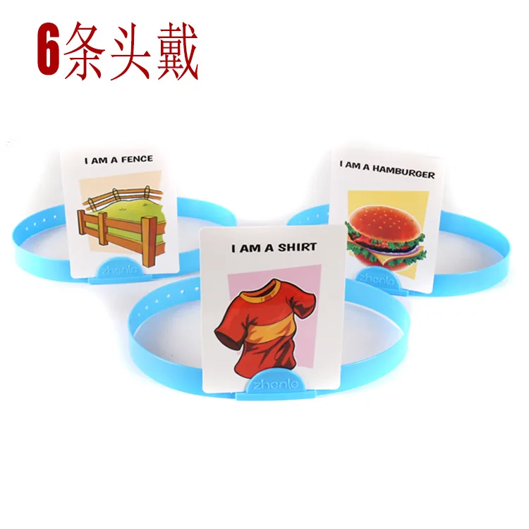 Гадкий карточка What Am I детская обучающая игрушка настольная игра hedbanz горячая распродажа