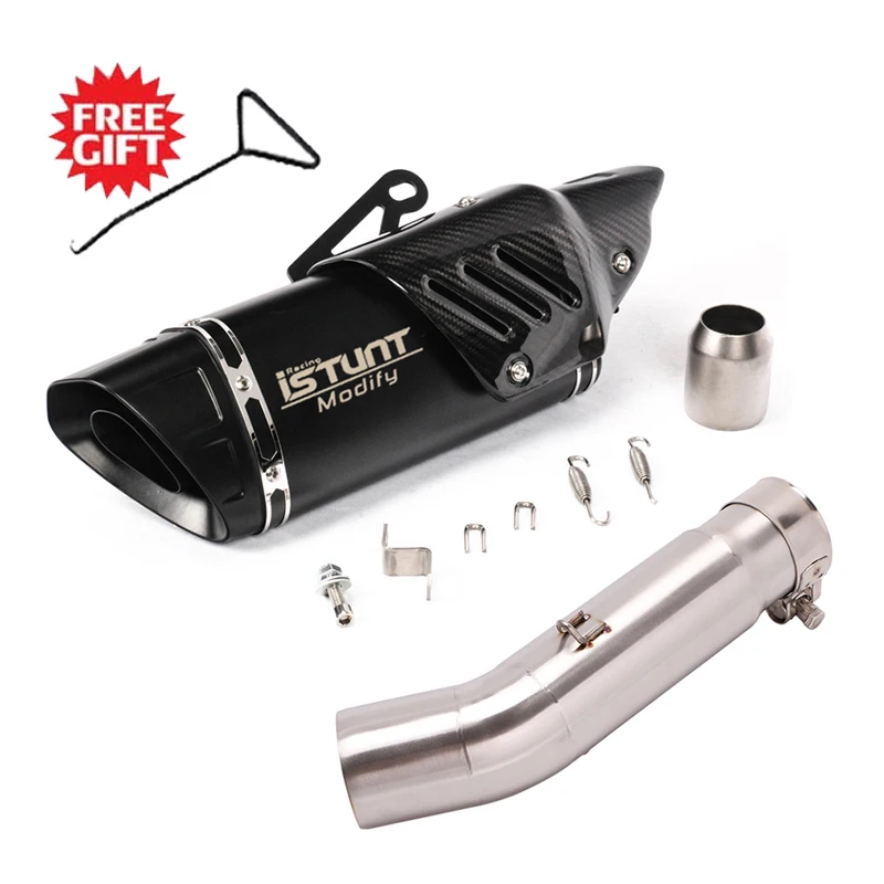 US $71.20 Motorcycle YOSHIMURA Exhaust Modified DB Killer 51mm Muffler Escape motocross Middle Link Pipe For GSXS750 GSXS750 20172021