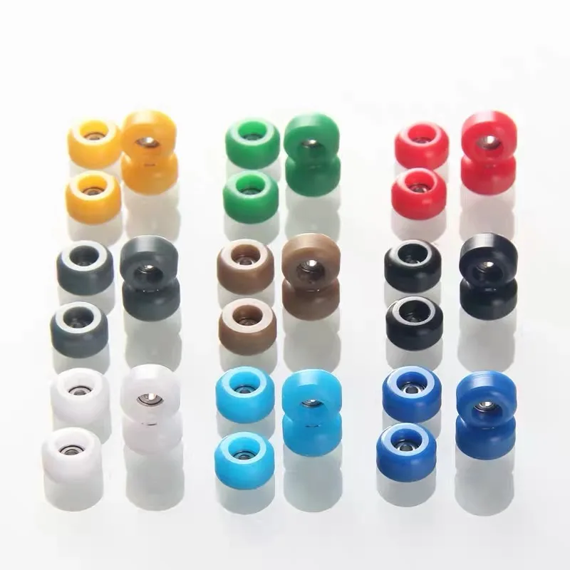 Metal Wheels Wooden Fingerboard Professional Cnc-Bearing for High-Quality PU 4pcs/Set
