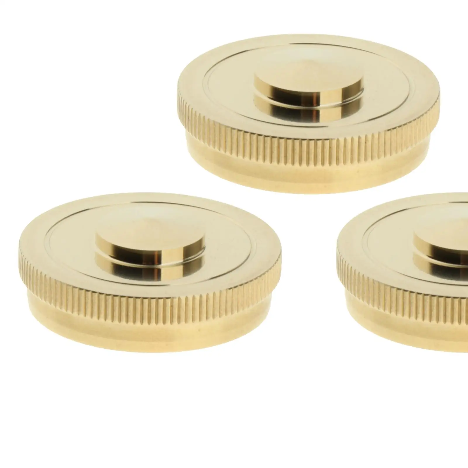 4pcs Golden Key Button Inlays for Tenor/ Alto/ Soprano Sax Saxophone Accs