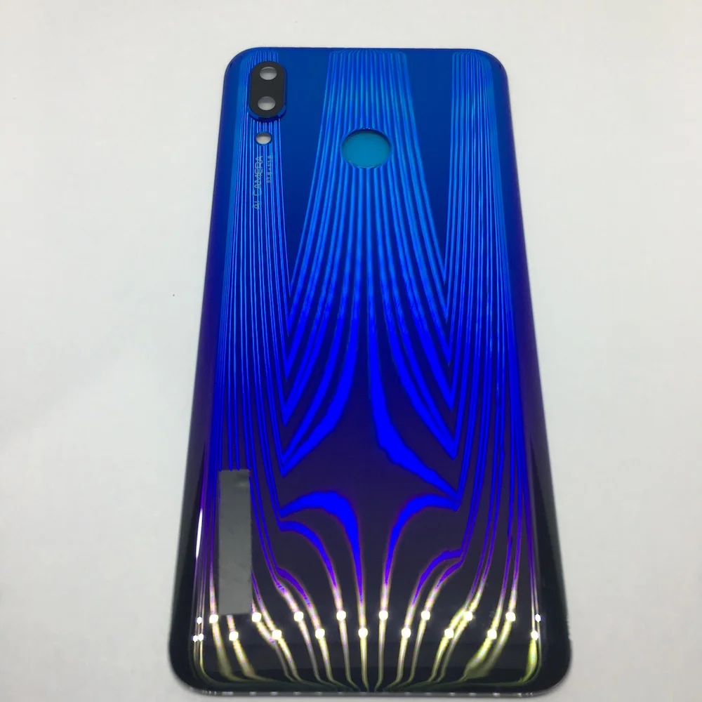 Темно-синий Nova 3 Крышка корпуса для huawei Nova 3 стеклянная крышка батареи дверь смартфон задняя крышка Замена Ремонт Часть - Цвет: Темно-синий