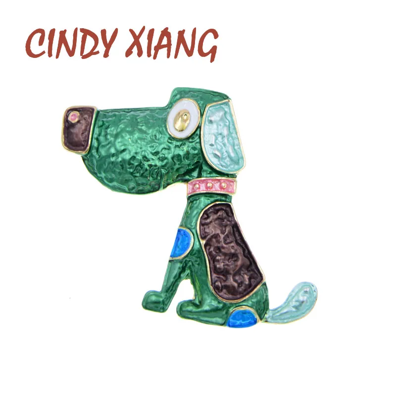 Женская эмалированная брошь CINDY XIANG зимняя булавка для свитера|Броши| |