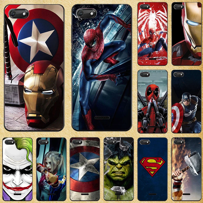 

Super Hero Phone Case Cover For Wiko Harry 2 Soft Silicone Back cover For Wiko Harry Harry2 Bags Shell Fundas