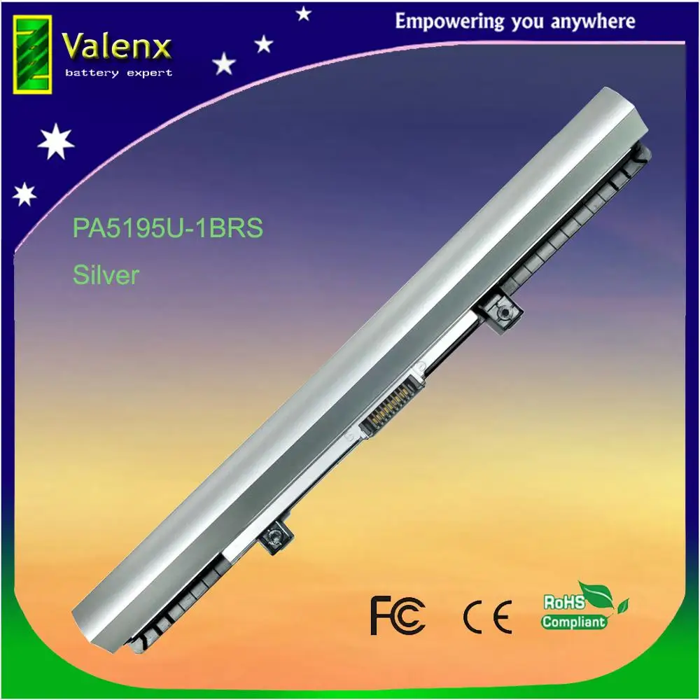 

Battery PA5195U-1BRS for Toshiba Satellite S50-B S50D-B S50T-B S55B S55T-B S50Dt-B S55D-B 45W 14.8V Silver