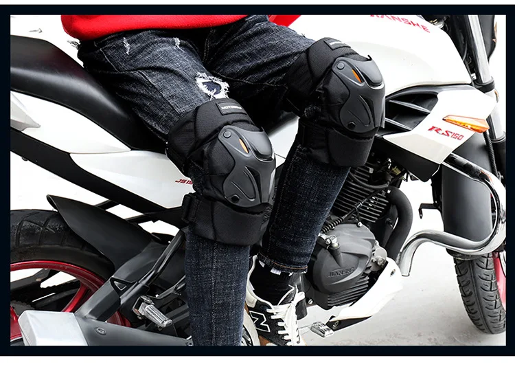 Мотоцикл motowolf велосипедный гоночный велосипед наколенник Тактический Скейт Защитный лыжный скейтборд BMX защитные накладки