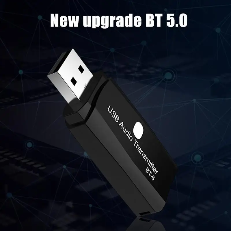 BT-TX6 Bluetooth 5,0 адаптер аудио приемник передатчик AUX USB 3,5 мм беспроводной для ПК проектор телевизионный усилитель мощности