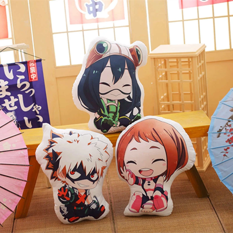 1 шт. 40 см прекрасный аниме Bakugou кацуки Todoroki Shoto Midoriya izku валик плюшевый Boku No Hero Academy подушка мультфильм игрушки