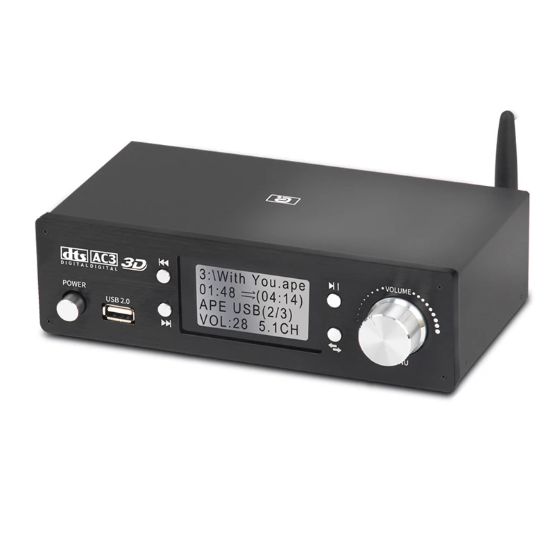 5.1CH o декодер Bluetooth 5 0 Reciever DAC DTS AC3 Dolby 4K HDMI экстрактор конвертер SPDIF ARC звуковая карта