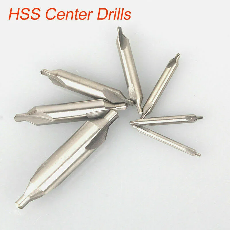 7 размеров комбинированный центр из быстрорежущей стали эргономичные фаски