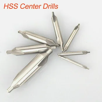 

7Size Combined HSS Center Drill Counter Sink Chamfer Center Spotting Bits Set Positioning Metal Center Drill Tools