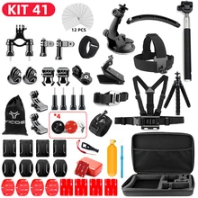 Voor GoPro hero 7 6 5 4 3 + Sport Action Camera Go Pro Accessoires Kit Opbergtas Case Voor SJCAM xiaomi Yi 4k mijia Borstband(China)