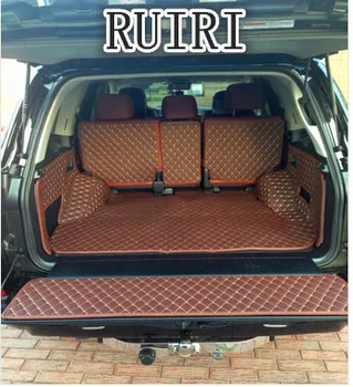 

Good quality! Special car trunk mats for Lexus LX 570 5 seats 2020-2007 waterproof boot carpets cargo liner mats for LX570 2019