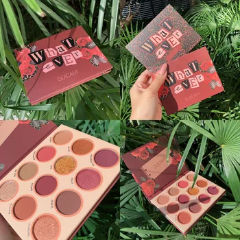 

12 Colors Eye Shadow Palette Vibrant Bright Glitter Shimmer Matte Eyeshadow Pallete Pigmented Metallic Makeup Palette Cosmetic