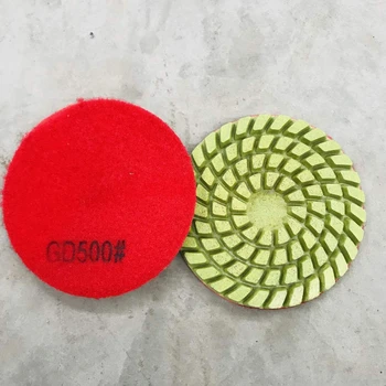 

HT Concrete Floor Polishing Pads 4 Inch Dry Resin Pads D100mm Dry Floor Polishing Disc for Concrete and Terrazzo Floor 12PCS