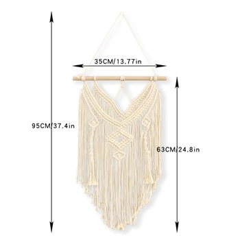 

Wall Hanging design Woven Tapestry macrame wall hanging Home Decor K4UA