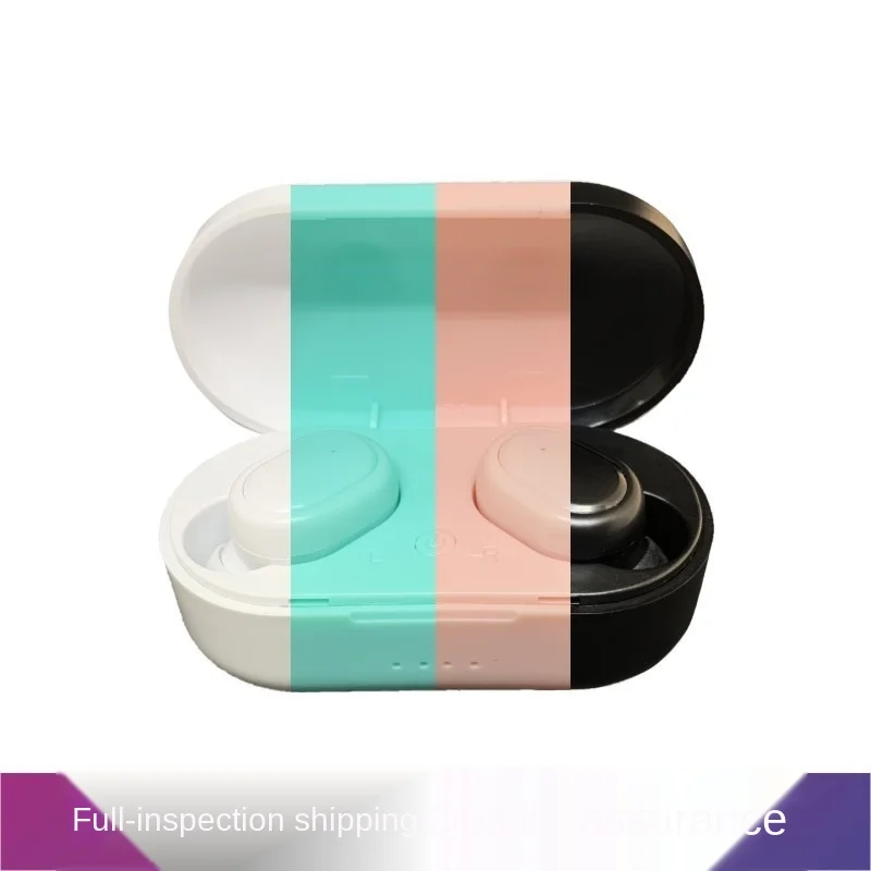 Free shipping Macaron TWS M1 Bluetooth 5 0 earbuds movement With portable charging compartment Wireless mini earphone