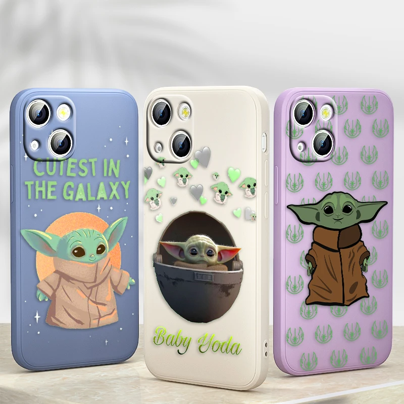 iphone 13 pro max cover Star Wars Baby Yoda For Apple iPhone 13 12 Mini 11 Pro XS MAX XR X 8 7 6S SE Plus Liquid Silicone Soft Cover Phone Case apple iphone 13 pro max case