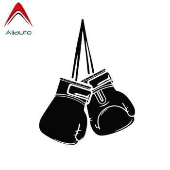 

Aliauto Creative Car Sticker Boxing Gloves Automobiles Motorcycles Accessories PVC Decal Cover Scratches for Lada Opel,14cm*10cm