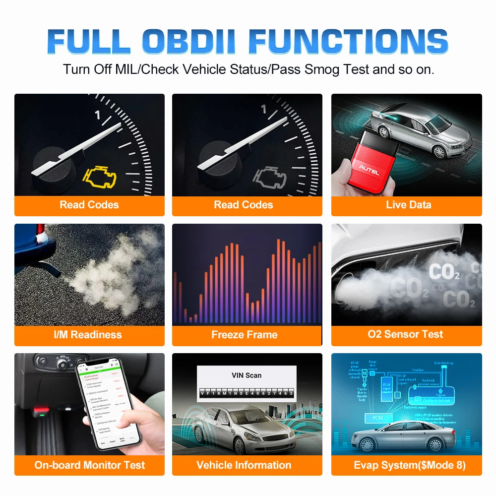 Autel AP200M bluetooth obd2 сканер диагностический автоматический считыватель кодов полная