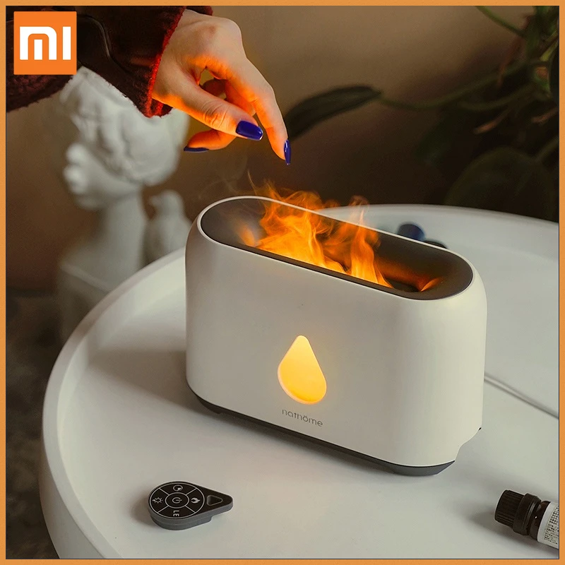 Xiaomi Mijia 2021 New Flame Air Humidifier Essential Oil Diffuser Aroma