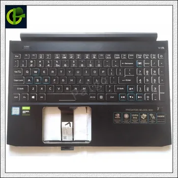 

English Backlit keyboard top case for Acer Predator Helios 300 PH315-52 US top case palmrest cover 6B.Q53N4.001 90%new