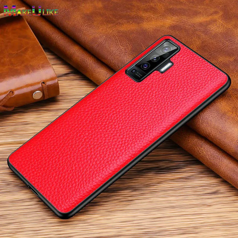 HOT Slim Armor Vivo X50 Back Cover Leather X50 Pro Back Cover - Main Image